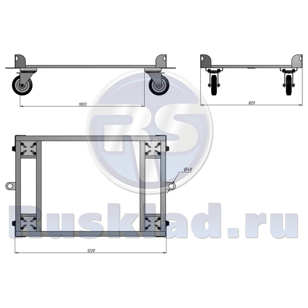 Тележка для транспортировки поддонов. ТПЕ Тележка для транспортировки поддонов. ТПЕ