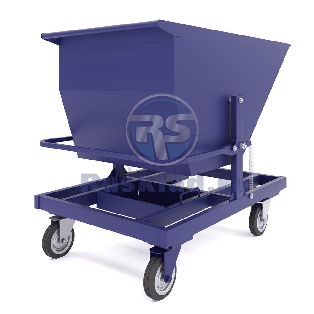 Тележка под металлическую стружку и СОЖ Тележка под металлическую стружку и СОЖ