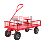 Тележка платформенная с поворотной осью ТПОБ 2 С RT без колес